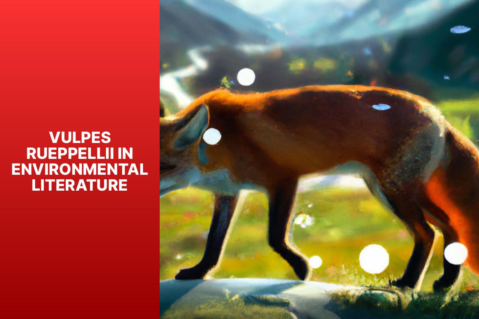 Vulpes rueppellii in Environmental Literature - Vulpes rueppellii in Literature 