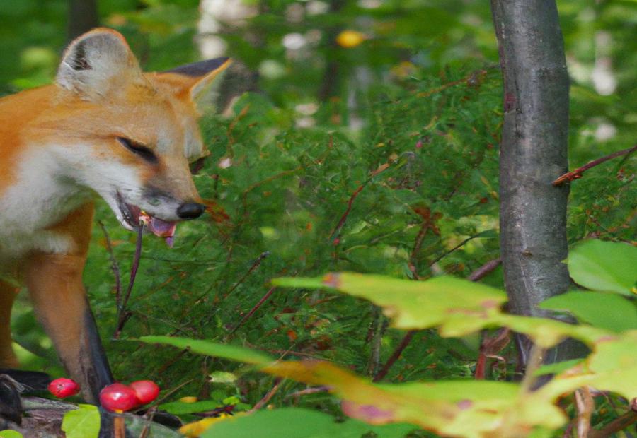 Comparison with Gray Foxes - what do red foxes like to eat 