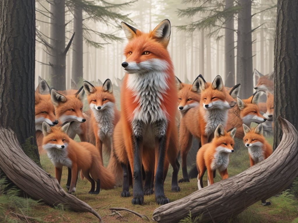 Identifying the Fox Leader from the Pack - How to identify the fox leader from the pack? 