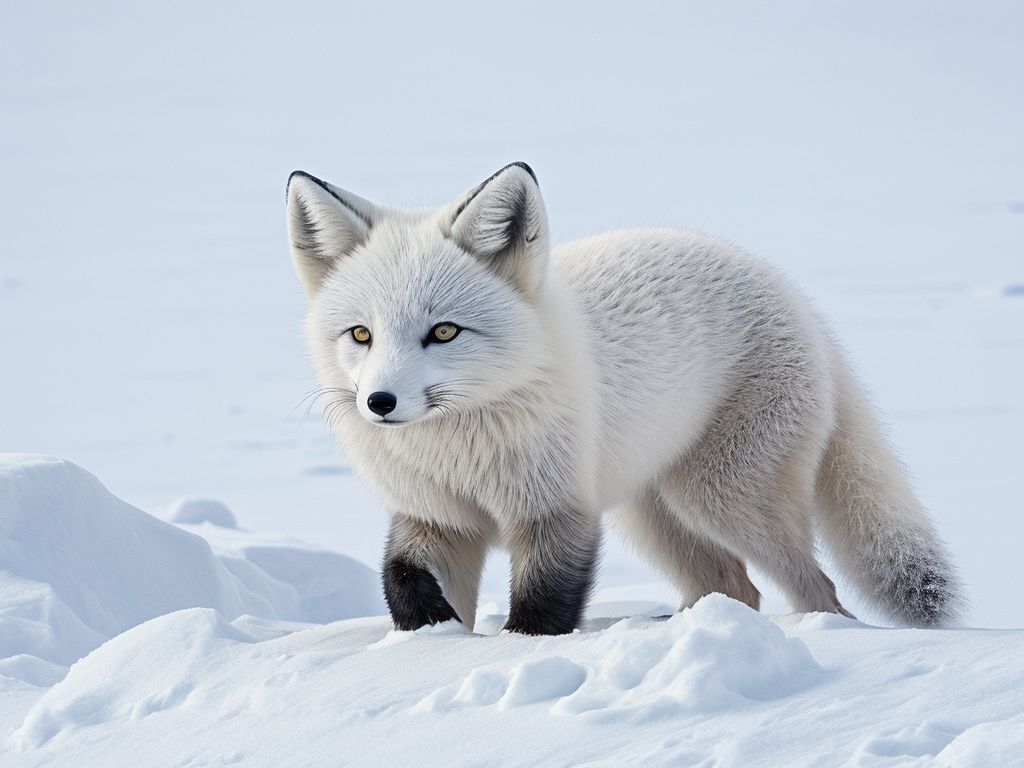 Interaction with Human Activities: Hunting and Climate Change Effects - What do Arctic Fox Eat? 